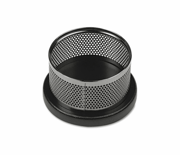 ROLE22625 Distinctions Paper Clip Holder, 3 7/8 x 4 1/8 x 2 3/8, Metal/Black By ROLODEX