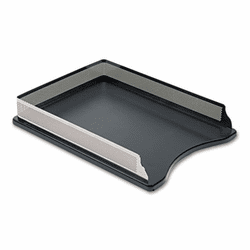 ROLE23565 Distinctions Self-Stacking Letter Desk Tray, Metal/Black By ROLODEX