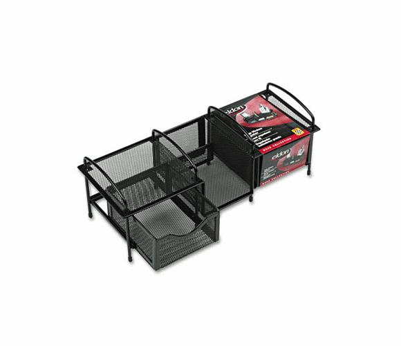 ROLFG9C9300BLA Large Handheld Electronics Organizer, Mesh, 15 1/4 x 5 3/4 x 5 1/2, Black By ROLODEX