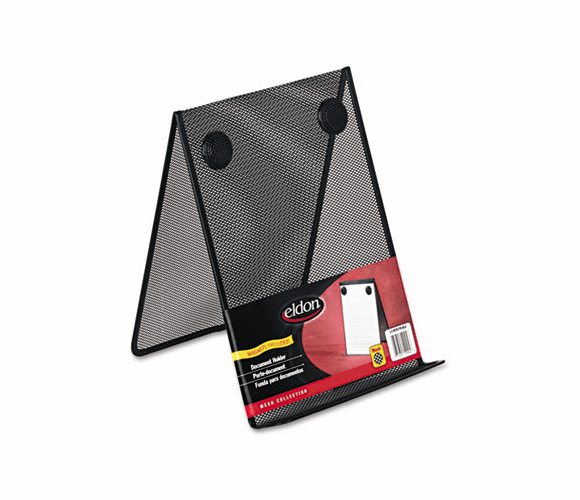 ROLFG9C9500BLA Nestable Wire Mesh Freestanding Desktop Copyholder, Stainless Steel, Black By ROLODEX