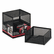 ROLFG9E5600BLA Organization Two-Drawer Cube, Wire Mesh, Storage, 6 x 6 x 6, Black By ROLODEX