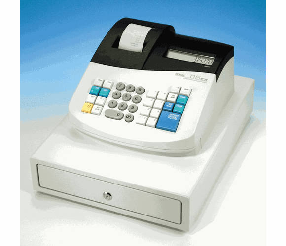 Royal 115CX RF Cash Register - Refurbished