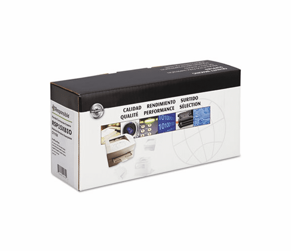 RSP15XBIO 15XBIO BioBlack Compatible Reman High-Yield Toner, 3,500 Page-Yield, Black By RESPONSIBLE