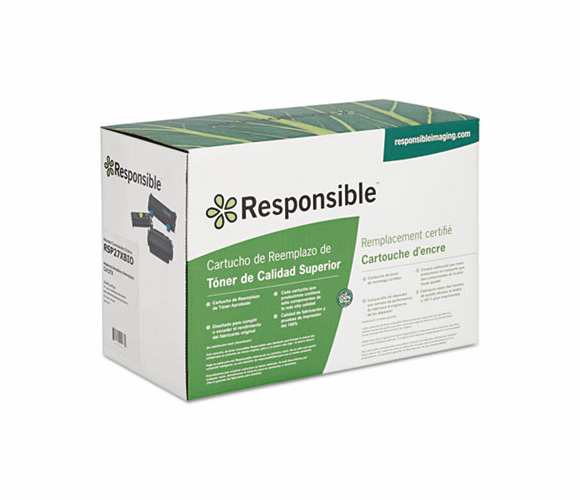 RSP27XBIO 27XBIO BioBlack Compatible Reman High-Yield Toner, 10,000 Page-Yield, Black By RESPONSIBLE