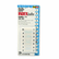 RTG31001 Side-Mount Self-Stick Plastic Index Tabs Nos 1-10, 1in, White, 104/Pack By REDI-TAG CORPORATION