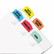 RTG33120 Laser Printable Index Tabs, 1 1/8 Inch, Five Colors, 100/Pack By REDI-TAG CORPORATION