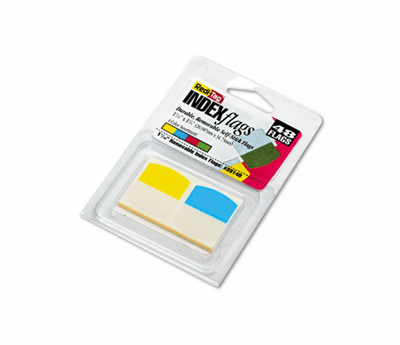 RTG33148 Write-On Self-Stick Index Tabs/Flags, 1 1/16 Inch, 4 Colors, 48/Pack By REDI-TAG CORPORATION
