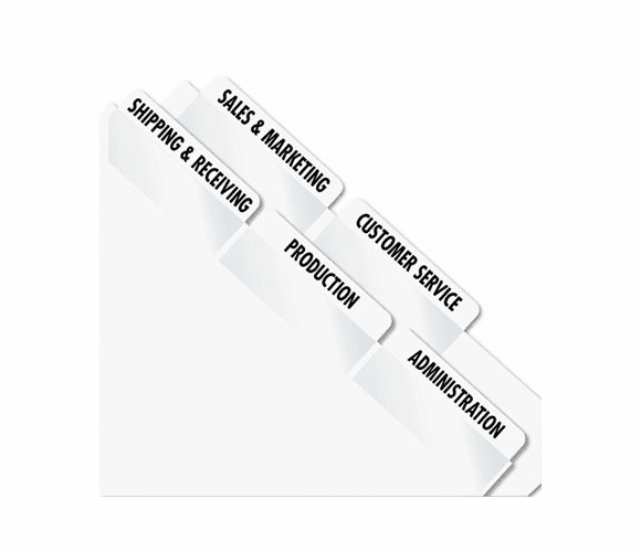 RTG33171 Laser Printable Index Tabs, 2 x 7/8, White, 80/Pack By REDI-TAG CORPORATION