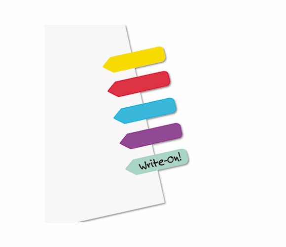 RTG72001 Mini Arrow Page Flags, Blue/Mint/Purple/Red/Yellow, 154 Flags/Pack By REDI-TAG CORPORATION