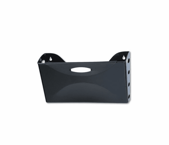 RUB18533 Ultra Hot File Single Pocket Wall File, Letter, Black By RUBBERMAID