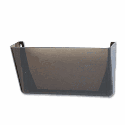RUB48721ROS Stak-A-File Single Wall Pocket, Letter, Smoke By RUBBERMAID