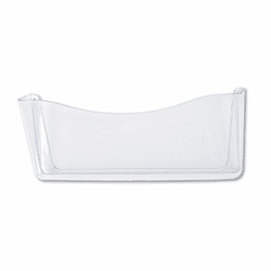 RUB65980ROS Unbreakable Single Pocket Wall File, Legal, Clear By RUBBERMAID