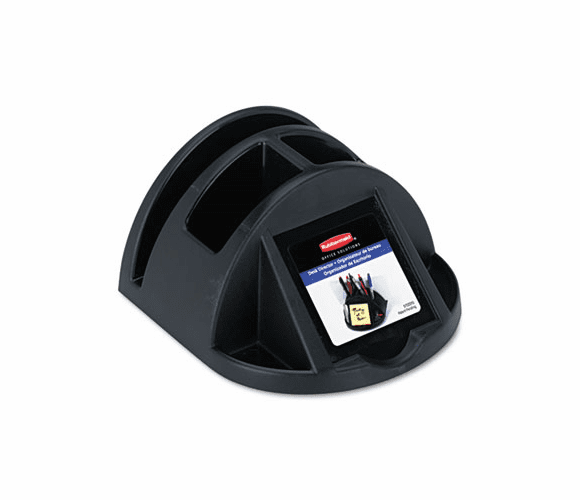 RUB86024 Regeneration Desk Director, Plastic, 5 1/4 x 5 7/8 x 5 1/8, Black By RUBBERMAID