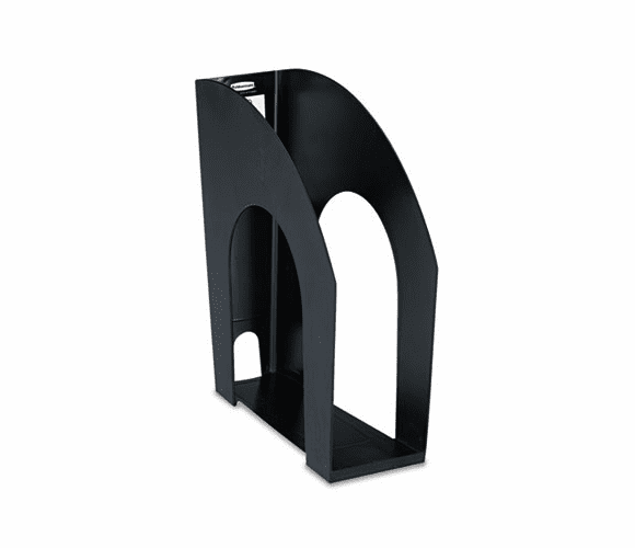 RUB86026 Regeneration Recycled Plastic Magazine File, 4 5/8 x 11 x 11 3/8, Black By RUBBERMAID