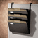 RUBL16783 Classic Four-Pocket Hanger Set for Partitions, Legal/Printout, Smoke By RUBBERMAID