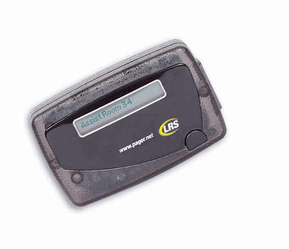 RX-SP5 Alphanumeric Pager (Rechargeable) By LRS