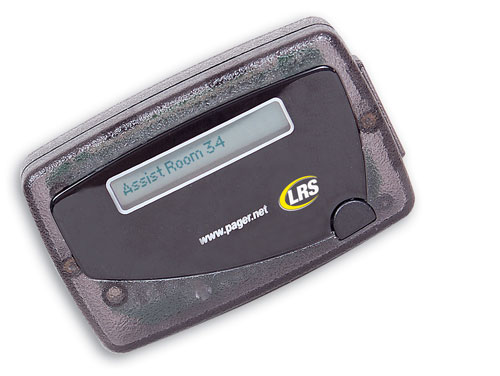 RX-SP5 Alphanumeric Pager (Rechargeable) By LRS