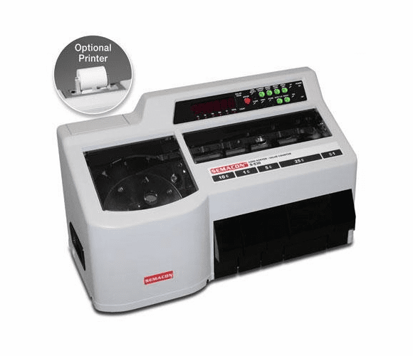 S-530 Heavy Duty Coin Sorter / Value Counter By Semacon