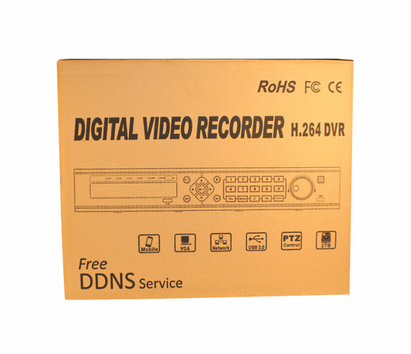 SA-DVR-162TB 16 CHANNEL EMBEDDED DVR H.264 Compression Rate, 240 FPS WITH 2TB HD By Armor