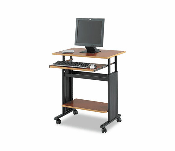 SAF1925CY 28" Wide Adjustable Height Workstation, 22d x 34h, Cherry Laminate By SAFCO PRODUCTS
