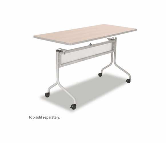 SAF2031SL Impromptu Mobile Training Table Base, 49-1/2w x 24d x 28h, Silver By SAFCO PRODUCTS