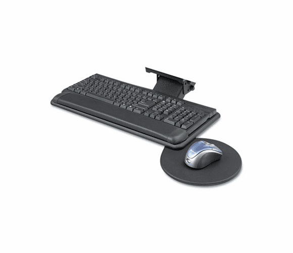SAF2135BL Adjustable Keyboard Platform with Mouse Tray, 18-1/2 x 9-1/2", Black By SAFCO PRODUCTS