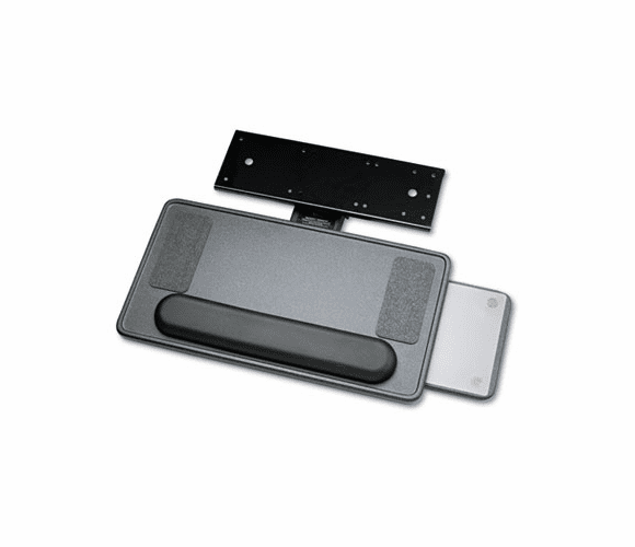 SAF2139 Ergo-Comfort Premium Keyboard/Mouse Platform, 21-3/4 x 11-3/4, Black Granite By SAFCO PRODUCTS