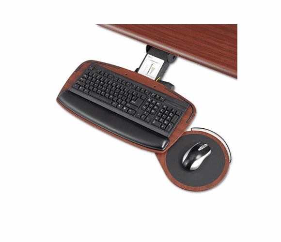 SAF2143MH Premier Series Keyboard Platforms, Mahogany By SAFCO PRODUCTS