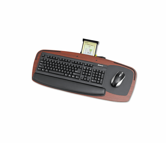 SAF2145MH Premier Series Keyboard Platforms, Mahogany By SAFCO PRODUCTS