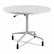SAF2655SL RSVP Series Pneumatic Table Base, 28" dia. x 27-3/4 to 36-3/4h, Silver By SAFCO PRODUCTS