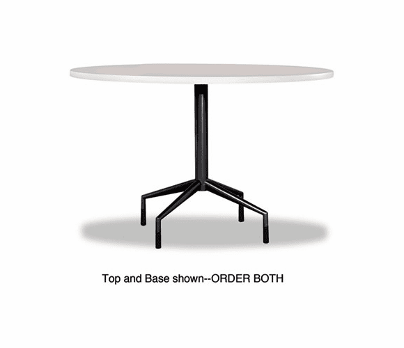 SAF2656BL RSVP Series Standard Fixed Height Table Base, 28" dia. x 28h, Black By SAFCO PRODUCTS