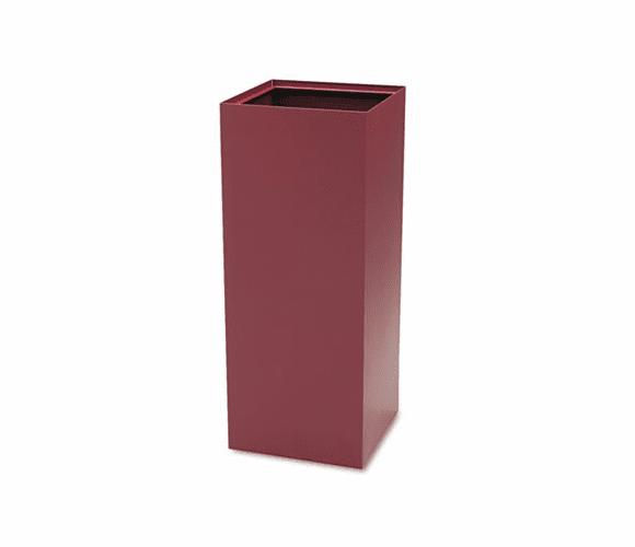 SAF2983BG Public Recycling Container, Square, Steel, 37 gal, Burgundy By SAFCO PRODUCTS