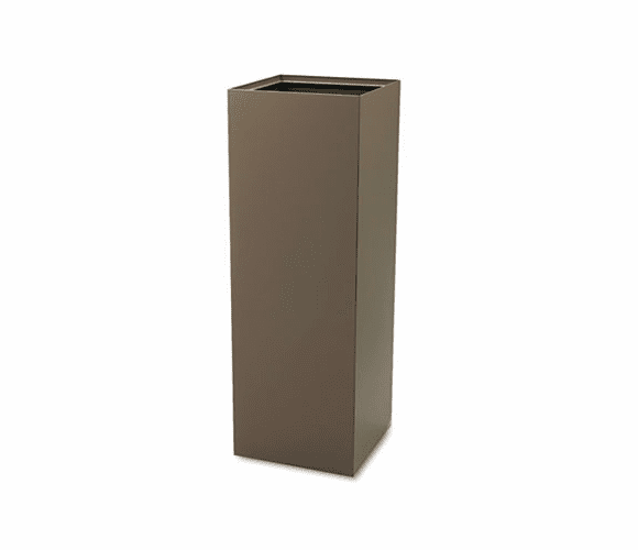 SAF2984BR Public Recycling Container, Square, Steel, 42 gal, Brown By SAFCO PRODUCTS
