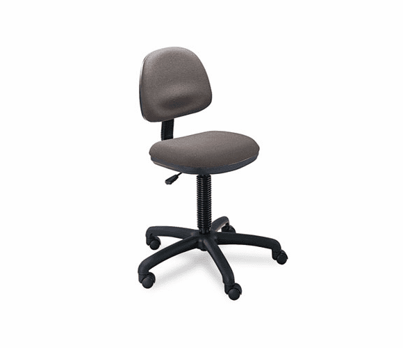 SAF3380DG Precision Desk-Height Swivel Chair, Dark Gray Fabric By SAFCO PRODUCTS