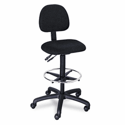 SAF3420BL Trenton Multi-Task Swivel Stool, Seat: 23-33, Black By SAFCO PRODUCTS