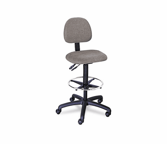 SAF3420DG Trenton Multi-Task Swivel Stool, 23-33" Seat Height, Dark Gray By SAFCO PRODUCTS