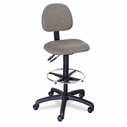 SAF3420DG Trenton Multi-Task Swivel Stool, 23-33" Seat Height, Dark Gray By SAFCO PRODUCTS