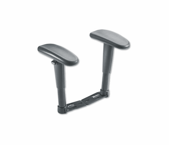 SAF3462 Height/Width-Adjustable T-Pad Arms for Ambition Series Swivel/Tilt Chairs, Black By SAFCO PRODUCTS