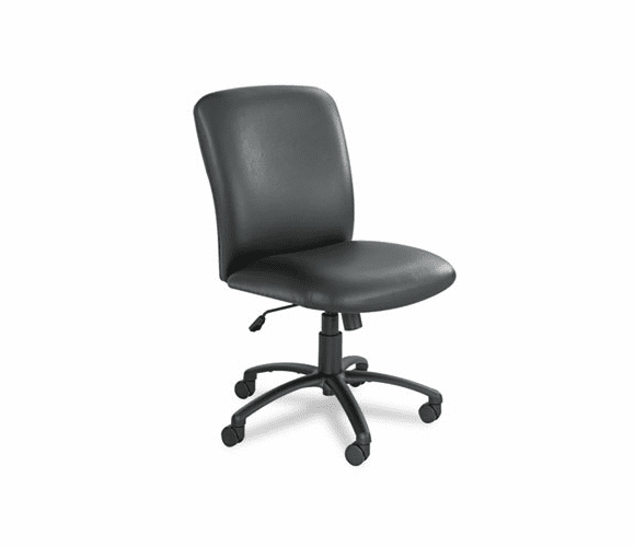 SAF3490BV Uber Series Big/Tall Swivel/Tilt High-Back Chair, Vinyl, Black By SAFCO PRODUCTS