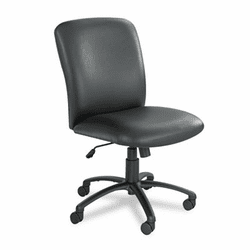 SAF3490BV Uber Series Big/Tall Swivel/Tilt High-Back Chair, Vinyl, Black By SAFCO PRODUCTS
