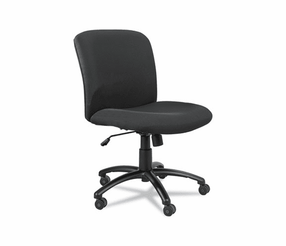 SAF3491BL Chair, Mid-Back, Big & Tall, Black By SAFCO PRODUCTS