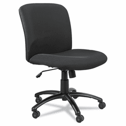 SAF3491BL Chair, Mid-Back, Big & Tall, Black By SAFCO PRODUCTS