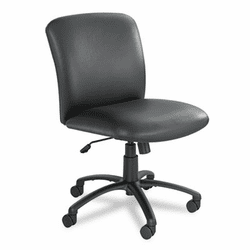 SAF3491BV Uber Series Big/Tall Swivel/Tilt Mid-Back Chair, Vinyl, Black By SAFCO PRODUCTS