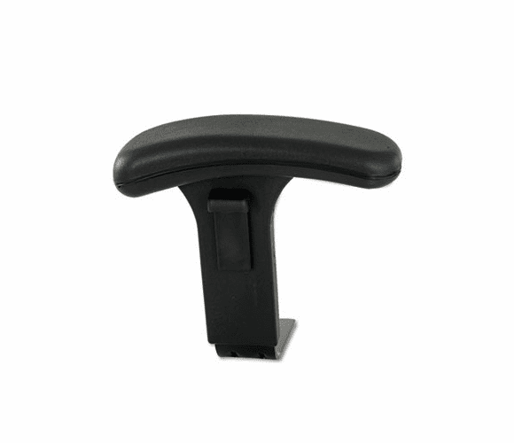 SAF3496BL Height-Adjustable T-Pad Arms for Uber Big & Tall Series Chairs, Black By SAFCO PRODUCTS