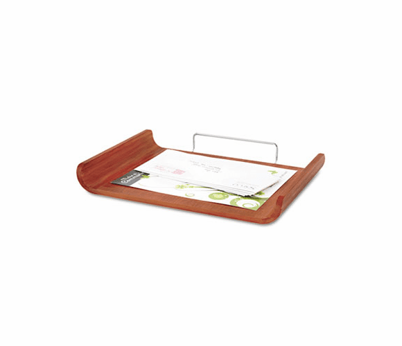 SAF3640CY Desk Tray, Single Tier, Bamboo, Letter, Cherry By SAFCO PRODUCTS