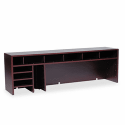 SAF3661MH High-Clearance Desktop Organizer, 12 Sections, 57 1/2 x 12 x 18, Mahogany By SAFCO PRODUCTS