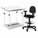 SAF3951 Drafting Table Top, Rectangular, 48w x 36d, White By SAFCO PRODUCTS