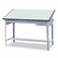 SAF3962GR Precision Four-Post Drafting Table Base, 56-1/2w x 30-1/2d x 35-1/2h, Gray By SAFCO PRODUCTS