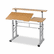 SAF3965MO Adjustable Split Level Workstation, 47-1/4w x 29-1/2d x 37-1/4h, Medium Oak By SAFCO PRODUCTS
