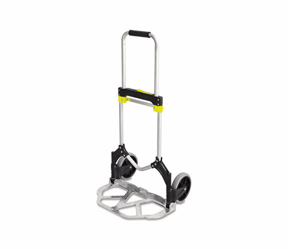 SAF4062 Stow-Away Medium Hand Truck, 275lb Capacity, 19w x 17 3/4d x 38 3/4h, Aluminum By SAFCO PRODUCTS